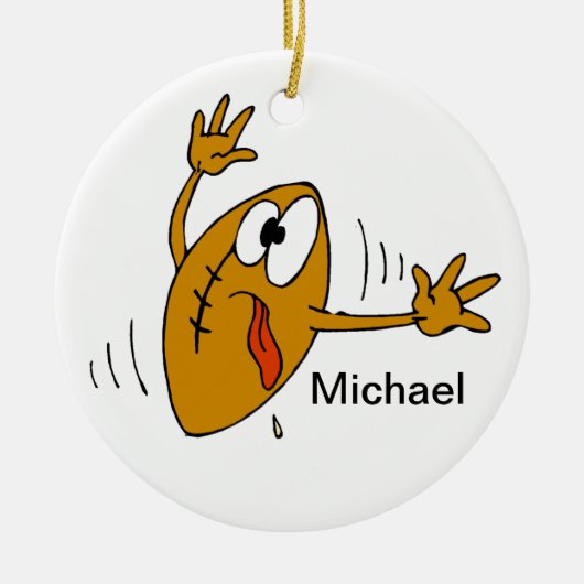 Fußball Keramikornament (Vorne)