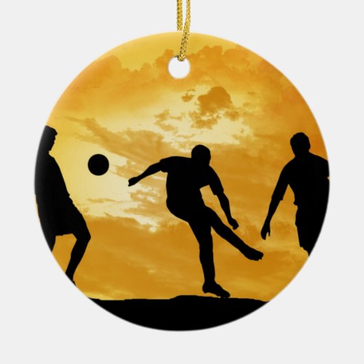 Fußball Keramikornament (Vorne)