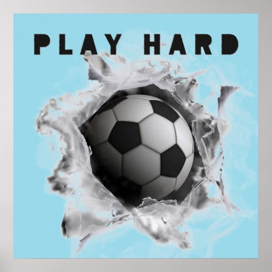 Fußball Kick Poster (Vorne)