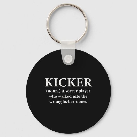 Fußball-Kicker Definition Fußball-Kicker Schlüsselanhänger (Vorderseite)