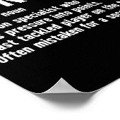 Fußball-Kicker Definition Kicker Fußball Placeki Poster (Ecke)