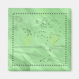 Fußball-Kicker verbinden die Punkte Magnet