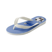 Fußball - Kid's Flip Flops Kinderbadesandalen (Schrägansicht)