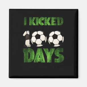 Fußball-Kinder, die ich mir durch 100 Tage SC gebo Magnet