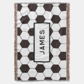 Fußball Kinder Fußball Fußball Muster Fußball Gebu Decke (Vorderseite Vertikal)