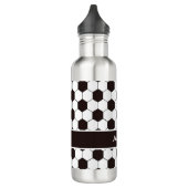 Fußball Kinder Fußball Fußball Muster Fußball Gebu Edelstahlflasche (Links)