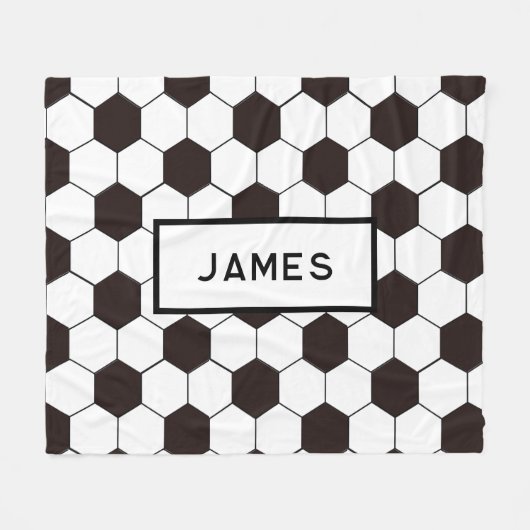 Fußball Kinder Fußball Fußball Muster Fußball Gebu Fleecedecke (Vorderseite (Horizontal))