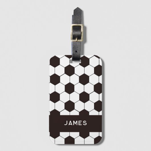 Fußball Kinder Fußball Fußball Muster Fußball Gebu Gepäckanhänger (Vorderseite Vertikal)