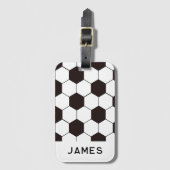 Fußball Kinder Fußball Fußball Muster Fußball Gebu Gepäckanhänger (Vorderseite Vertikal)