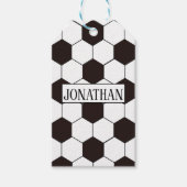 Fußball Kinder Fußball Fußball Muster Fußball Gebu Geschenkanhänger (Vorderseite)