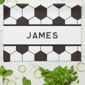 Fußball Kinder Fußball Fußball Muster Fußball Gebu Geschirrtuch (Gefaltet)