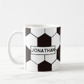 Fußball Kinder Fußball Fußball Muster Fußball Gebu Kaffeetasse (Links)