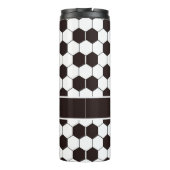 Fußball Kinder Fußball Fußball Muster Fußball Gebu Thermosbecher (Rückseite)