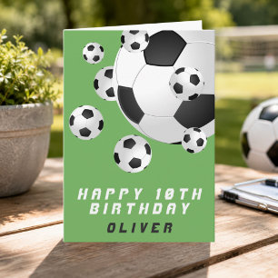Fußball Kinder Junge Alles Gute Zum Geburtstag Karte