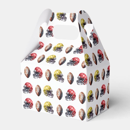 Fußball-Kinderdusche Geschenkschachtel (Rückseite)