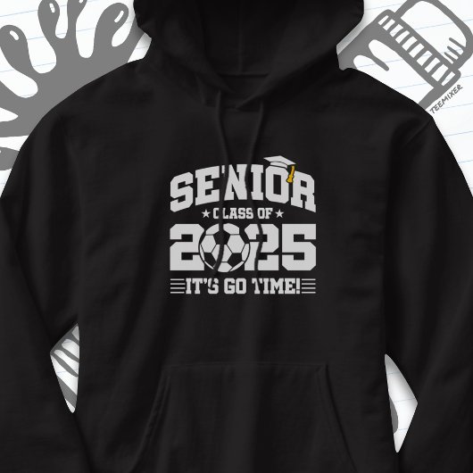 Fußball-Klasse 2025 Abschluss Senior 2025 Hoodie