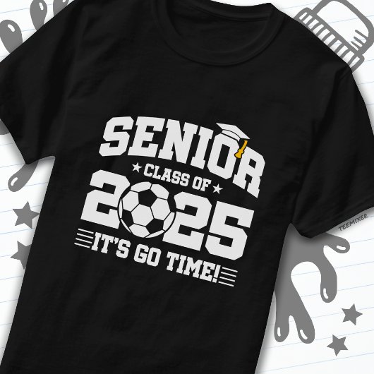 Fußball-Klasse 2025 Abschluss Senior 2025 T-Shirt