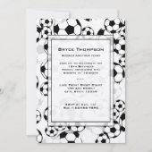 Fußball-Klassische Party Einladung (Vorderseite)