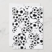 Fußball-Klassische Party Einladung (Rückseite)