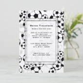 Fußball-Klassische Party Einladung (Stehend Vorderseite)