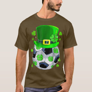 Fußball-Kleeblatt Funny Irish St Patrick Day T-Shirt