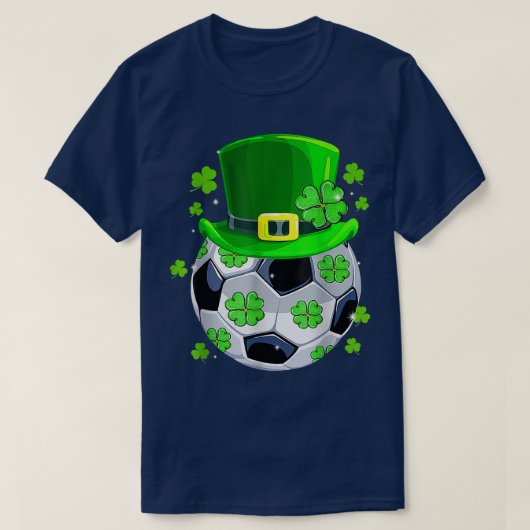 Fußball-Kleeblatt Funny Irish St Patrick Day T-Shirt (Design vorne)