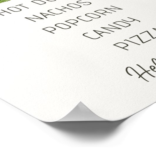 Fußball Klein All Star Konzession Stand Poster (Ecke)