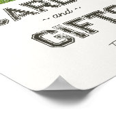 Fußball Kleine Alle Karten und Geschenke Party Unt Poster (Ecke)