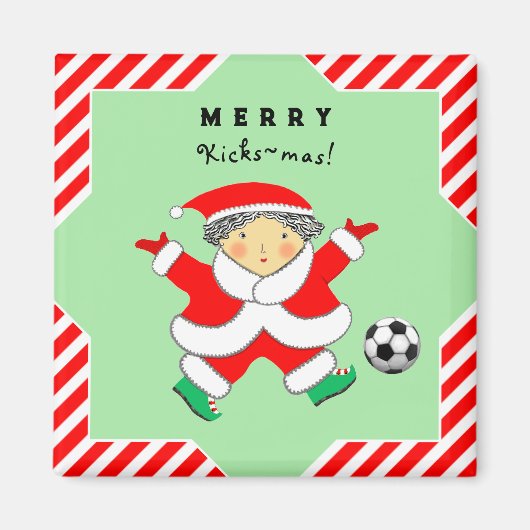 Fußball-Kleine Geschenke Magnet (Vorne)