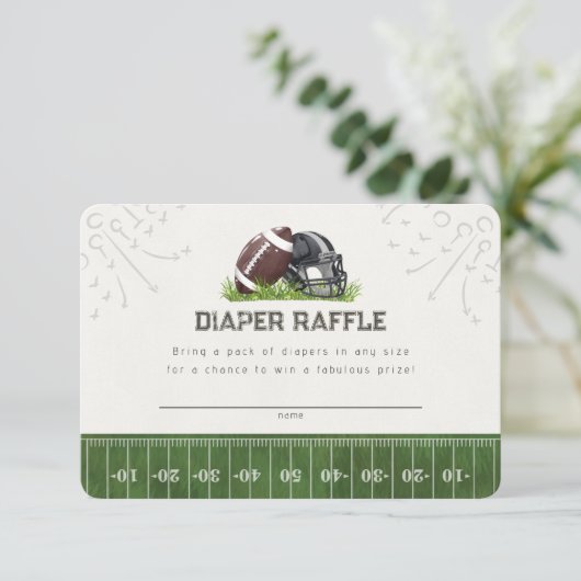 Fußball Kleiniges Allstar Windeln Babywindeln Begleitkarte (Stehend Vorderseite)