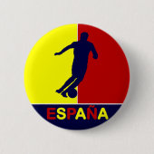 Fußball-Knopf 2010 Espana Spanien Button (Vorderseite)