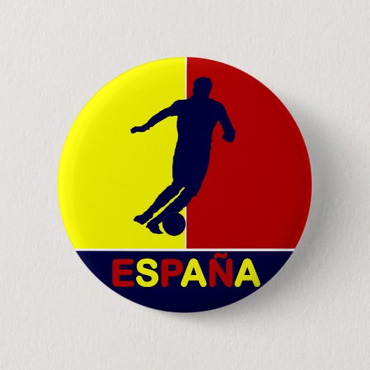 Fußball-Knopf 2010 Espana Spanien Button (Vorderseite)