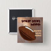 Fußball-Knopf Button (Vorne & Hinten)