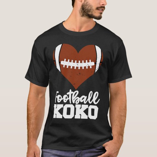 Fußball Koko Fußball Herz Grandma Koko T-Shirt (Vorderseite)