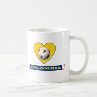 FUSSBALL KOLUMBIEN gelbes Herz National Team Kaffeetasse