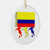 Fußball Kolumbien Keramik Ornament (Rechts)