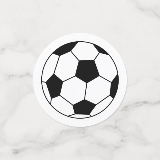 Fußball Konfetti (Klein Vorderseite)