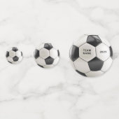 Fußball Konfetti | Teamname Party Dekoration (Rückseiten)