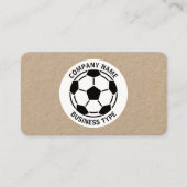 Fußball - Kraft Visitenkarte (Vorderseite)