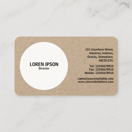 Fußball - Kraft Visitenkarte (Rückseite)