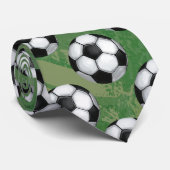 Fußball Krawatte (Gerollt)
