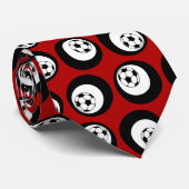 Fußball Krawatte (Gerollt)