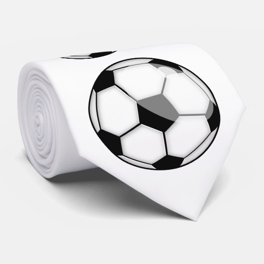 Fußball Krawatte (Gerollt)