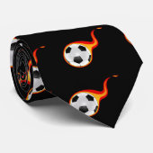 Fußball Krawatte (Gerollt)