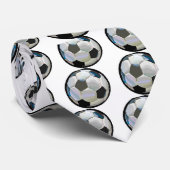Fußball Krawatte (Gerollt)
