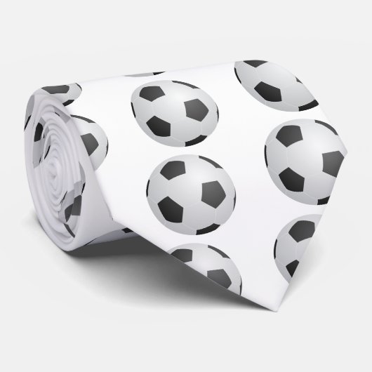Fußball Krawatte (Gerollt)