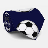 Fußball-Krawatte Krawatte (Gerollt)