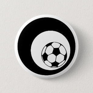 Fußball. Kreise. Button