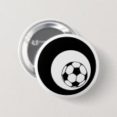 Fußball. Kreise. Button (Vorne & Hinten)