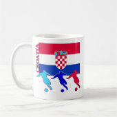 Fußball Kroatien Kaffeetasse (Links)